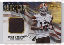 2014 Panini Father's Day Salute to Service Footballs Josh Gordon #5 5ov