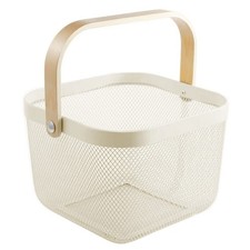 Metal Mesh Steel Basket, Storage Organizer Basket Multi-functional Hanging Ki...