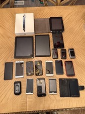 Lot Of 19 Phones  Tablets iPhones, iPads, Androids  Used  Untested AS IS