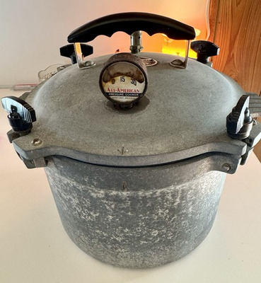 #ad Vintage All American No 7 Cast Aluminum Pressure Cooker 7 Qt Manitowoc USA $120.00