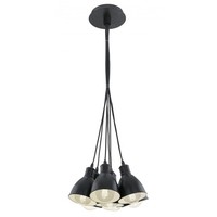 Weiß Schwarz Klassisch Skandinavisch HäNgelampe Pendelleuchte 7X60W/E27