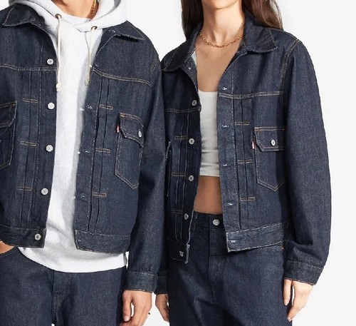Levi’s Herren Premium Truckers Jacke Typ II Blau Denim. Neu mit Etikett Gr. M - Bild 1 von 4