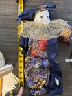 Vintage Gold Deer & Co. 12" Porcelain Clown Doll – Hand-Painted Face, Cotton Bod — photo 6