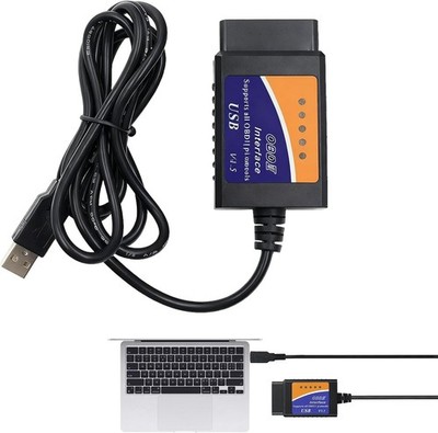 OBDII Scanner, OBDII Diagnose Scan Codierwerkzeug für Drehmoment OBD Fusion, Elm327 OB