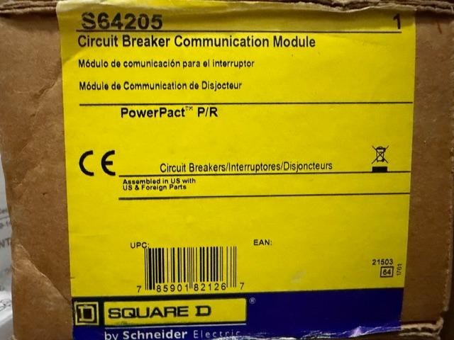 (3) Square D S64205 Powerpact Circuit Breaker Comms Module Factory Sealed