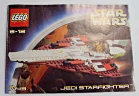 LEGO Star Wars: Jedi Starfighter (7143) with Manual. No Mini Figure
