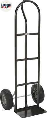 Steel Pneumatic Hand Truck Dolly, 600-Lb Capacity, Heavy-Duty Steel Frame, 10-In