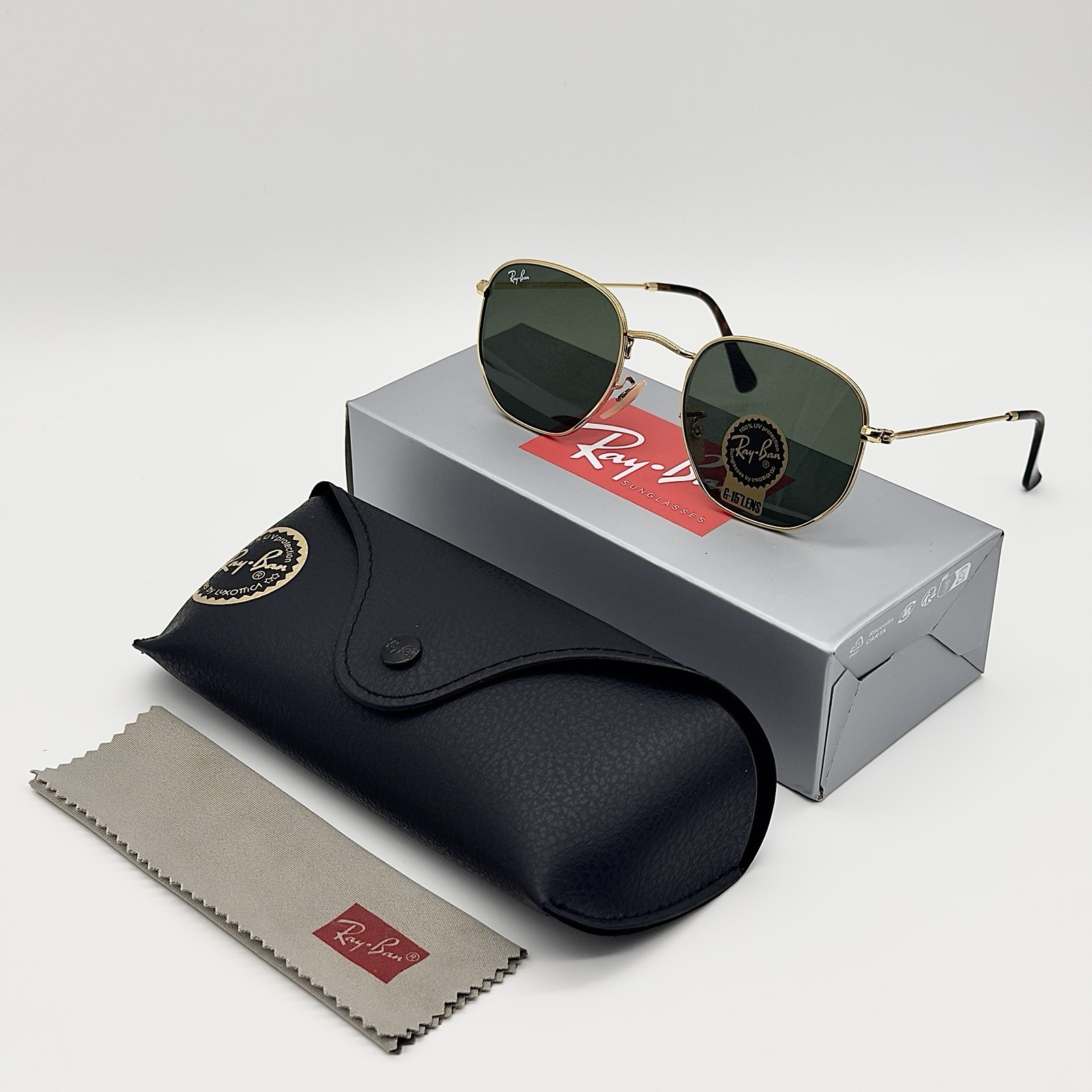 Ray-Ban RB3548 Hexagonal Sunglasses Polarized, Unisex, RRP£202 image 9