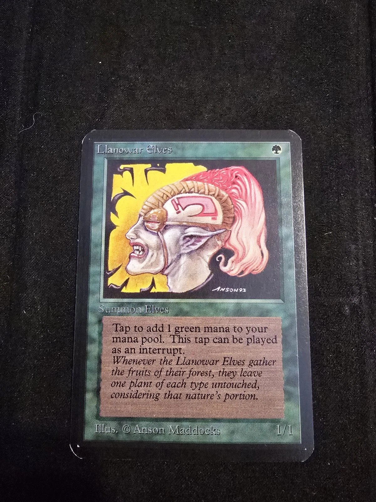 Magic: The Gathering Llanowar Elves NM  Alpha