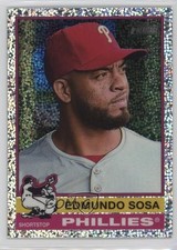 2025 Topps Heritage Chrome Silver Sparkle Refractor Edmundo Sosa #250 1ar2
