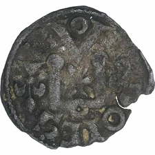 [#1179606] France, Comté de Vendôme, Bouchard VI, Obole, 1315-1353, Vendôme, VF