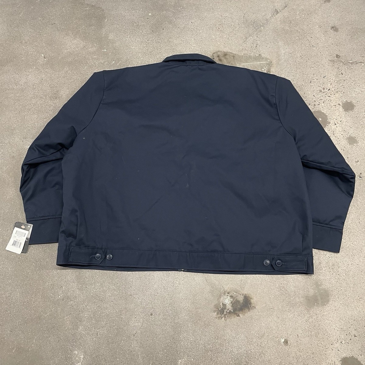 Dickies Men's Jacket Unlined 5XL Full Zip Slash-Front Pockets Coat Work View 6
