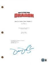 Dean DeBlois Signed Autograph How To Train Your Dragon 2 Movie Script Beckett