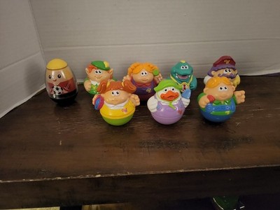 Hasbro Playskool Weebles Wobbles Lot of 8 -2004