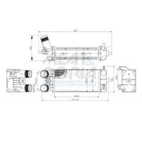 Meat & Doria LadeluftküHler KüHler LLK FüR Ford Fiesta VII 1.5 Tdci Active HF HJ