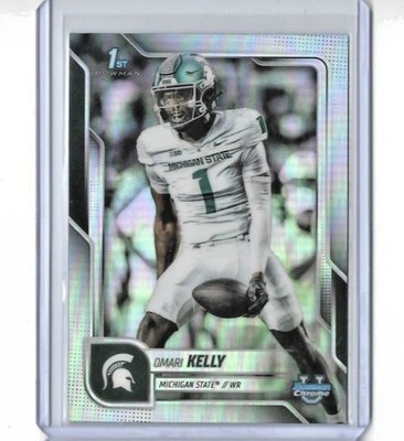 2025 Bowman Chrome University Refractor OMARI KELLY No. 38!