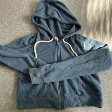 Womens UK M Hollister short Full Zip Hoodie super soft