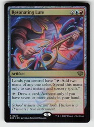 Resonating Lute 221/444 Secrets of Strixhaven Foil Rare