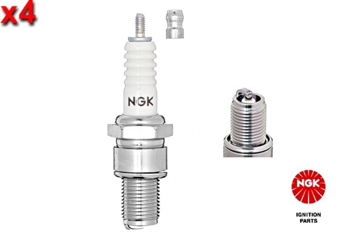 NGK 4x Spark Plug For ALFA ROMEO 164 AUDI 80 BMW FIAT 850 NSU 52-93 MS851164