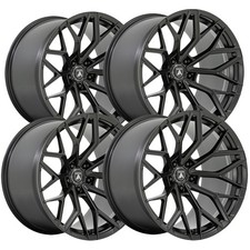 Set Of 4 Asanti Abl-39 Mogul 20x9 5x112 27mm Satin Black Wheels Rims 20 Inch