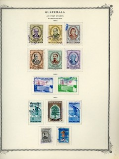 GUATEMALA Selections on Scott Specialty Album Page Lot #82 SEE SCAN $$$