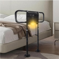Bed Rails for Elderly Adults Safety with Motion Sensor Light, Heavy Duty Bed ...