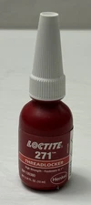 New LOCTITE 271 Red Thread Locker Low Viscosity Adhesive Fasteners 10ml. (SH8)