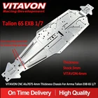 VITAVON CNC Alu7075 4mm Thickness Chassis For Arrma Talion EXB 6S 1/7
