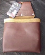 2 NEW Leather Pro Leather Compact Utility Tool Bag/Pouch 51-15019 SiteGear