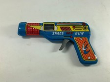 VIntage Tin Litho SPACE GUN Ray Gun