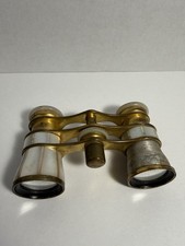 Beautiful Antique Opera Glasses Abalone Mother Of Pearl Germany