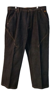 Vintage Don Jeans Mens 40 Blue Dark Wash Baggy 90s Hip Hop Skater Denim 40x30