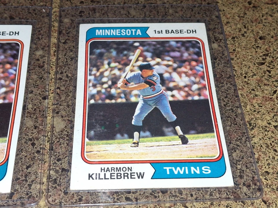 LOT OF 5 1974 TOPPS BB #400 HARMON KILLEBREW - Image 4 of 4