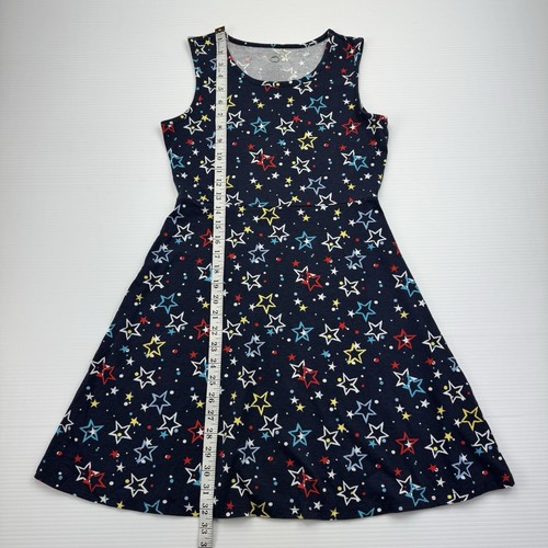 Wonder Nation Dress Size XL 14/16 Sleeveless Navy Blue With Stars USA Patriotic - Picture 6 of 6