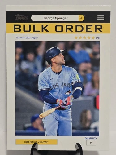 2026 Topps Series 2 George Springer Base (RAW)