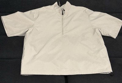 Legacy North End Men's XL Beige 1/4 Zip Short Sleeve Pullover Sport Windbreaker