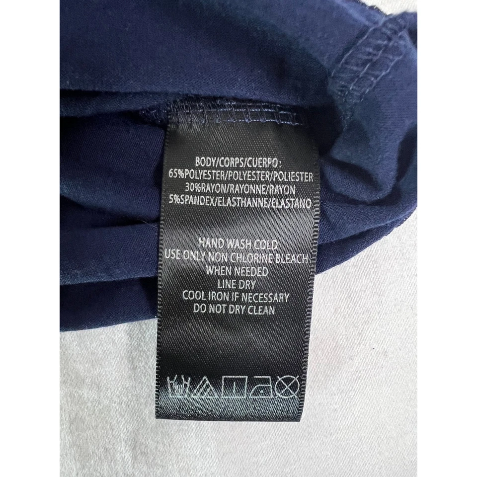 Top informal Marc New York Performance para mujer talla L azul manga corta Foto 3 de 4