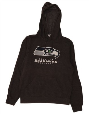 NFL TEAM APPAREL Herren Seattle Seahawks NFL Hoodie Pullover Small Grau Baumwolle BF19
