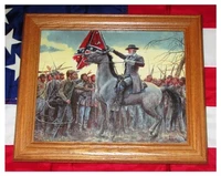 American Civil War. General Robert E Lee, The Last Rally at Sayler's Creek 1865
