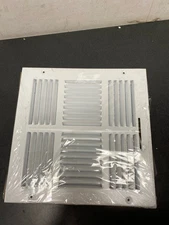 ProSelect PS4WW1010100 10" x 10" White Wall/Ceiling Register with Mounting Holes