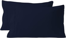 800 Thread Count Pillowcase Set of 2 100 Cotton Pillowcover 4 Inch Hem Long