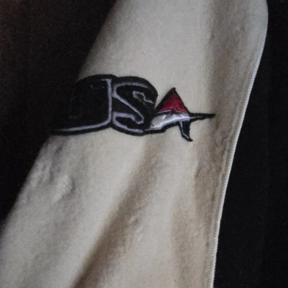 Chaqueta Universitaria Vintage Avirex Lana Reversible: Talla 6XL 6X: Negra Blanca  Foto 2 de 4