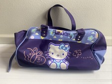 HELLO KITTY 2003 Rolling Carry-on Purple Wheeled Luggage