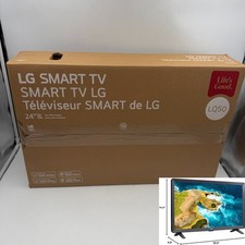 LG 24-inch 720p Class Wi-Fi WebOS LED Smart TV Monitor - Black 24LQ520S Sealed