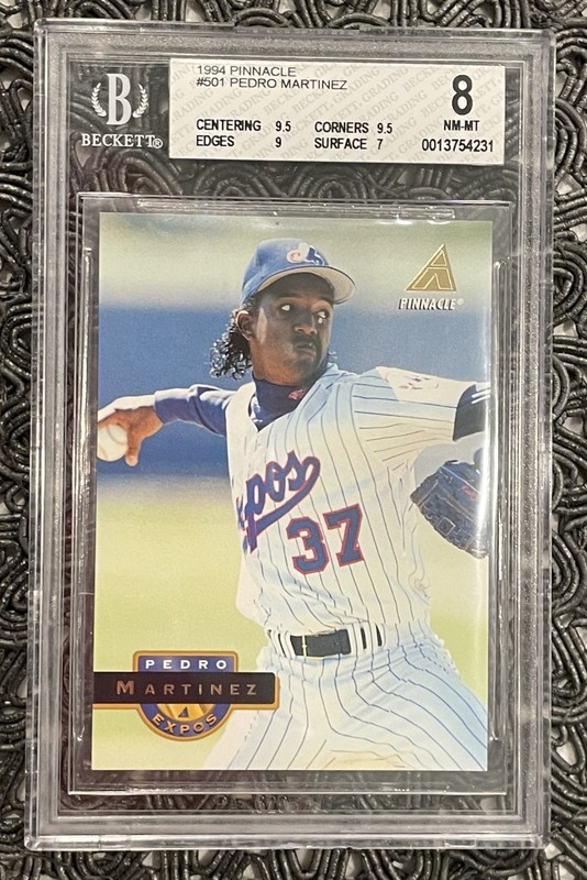 1994 Pinnacle Pedro Martinez #501 BGS 8