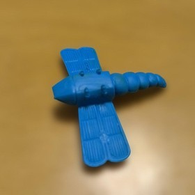 Namco Famicom Eraser Galaxian Blue Retro Showa Collectible