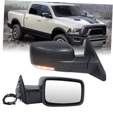 Passenger Side Mirror Compatible with 2009 Right Passenger Side-9 Pins Black