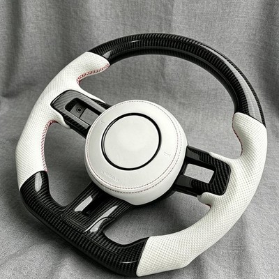For Ford 15-23 Mustang GT Shelby Real Carbon Fiber Steering Wheel Customized
