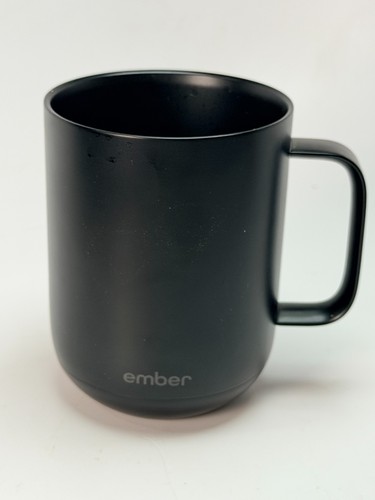 Ember 10 oz Black Ceramic Temperature Controlled Smart Mug No Base Included