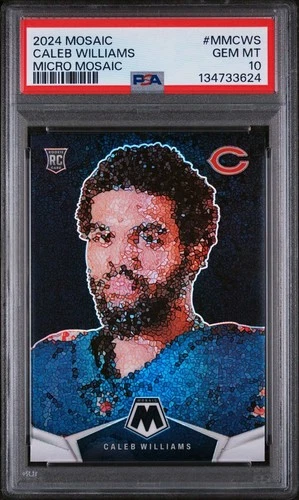 PSA 10 2024 Mosaic Rookie Micro Mosaic Caleb Williams #MM-CWS Chicago Bears SSP
